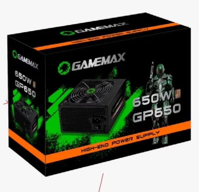 FONTE GAMEMAX 650 PLUS BRONZE