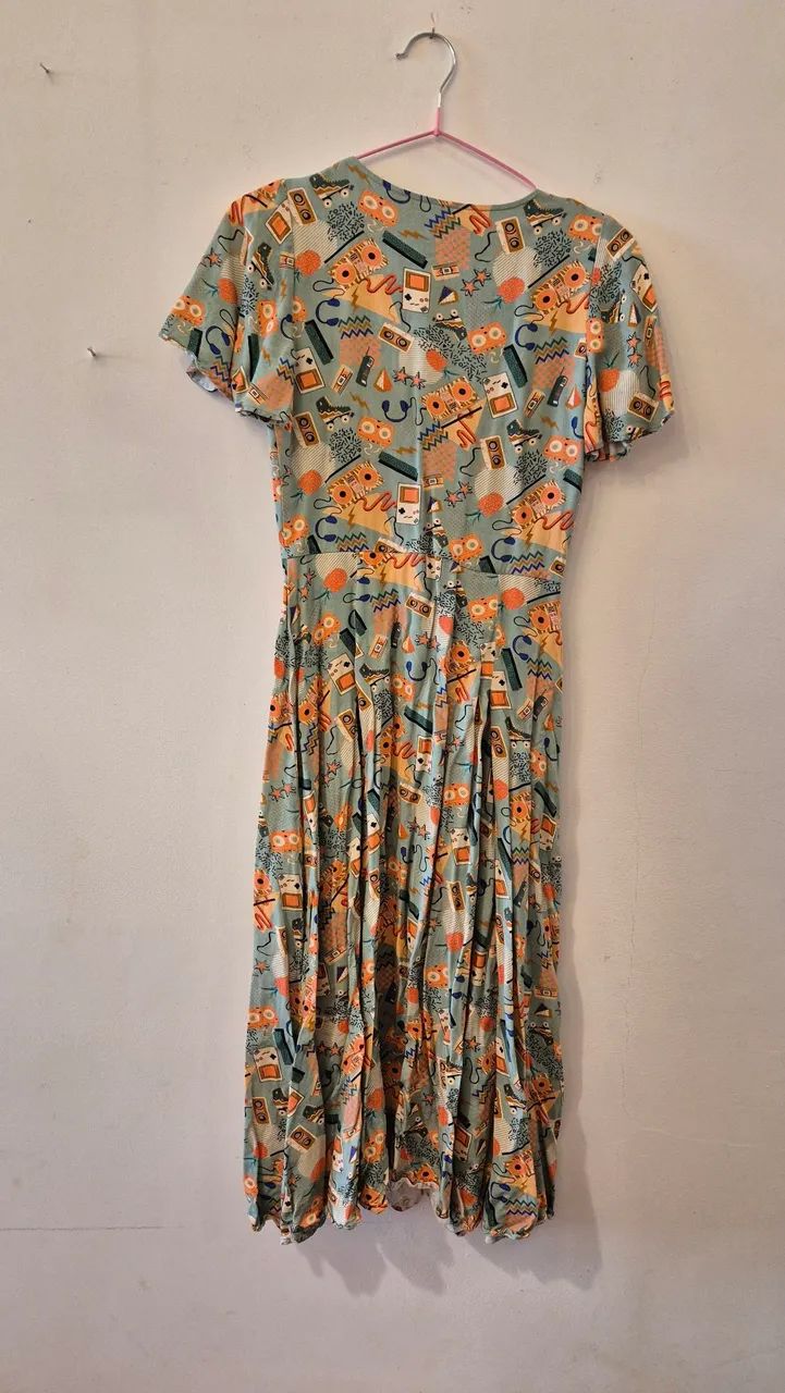 Vestido Antix Midi Rock Estrela I P - Foto 4