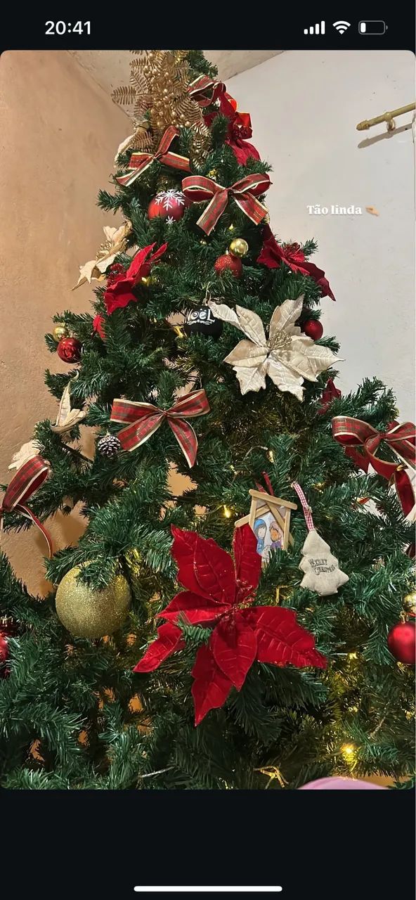Árvore de natal 1 metro e 80 