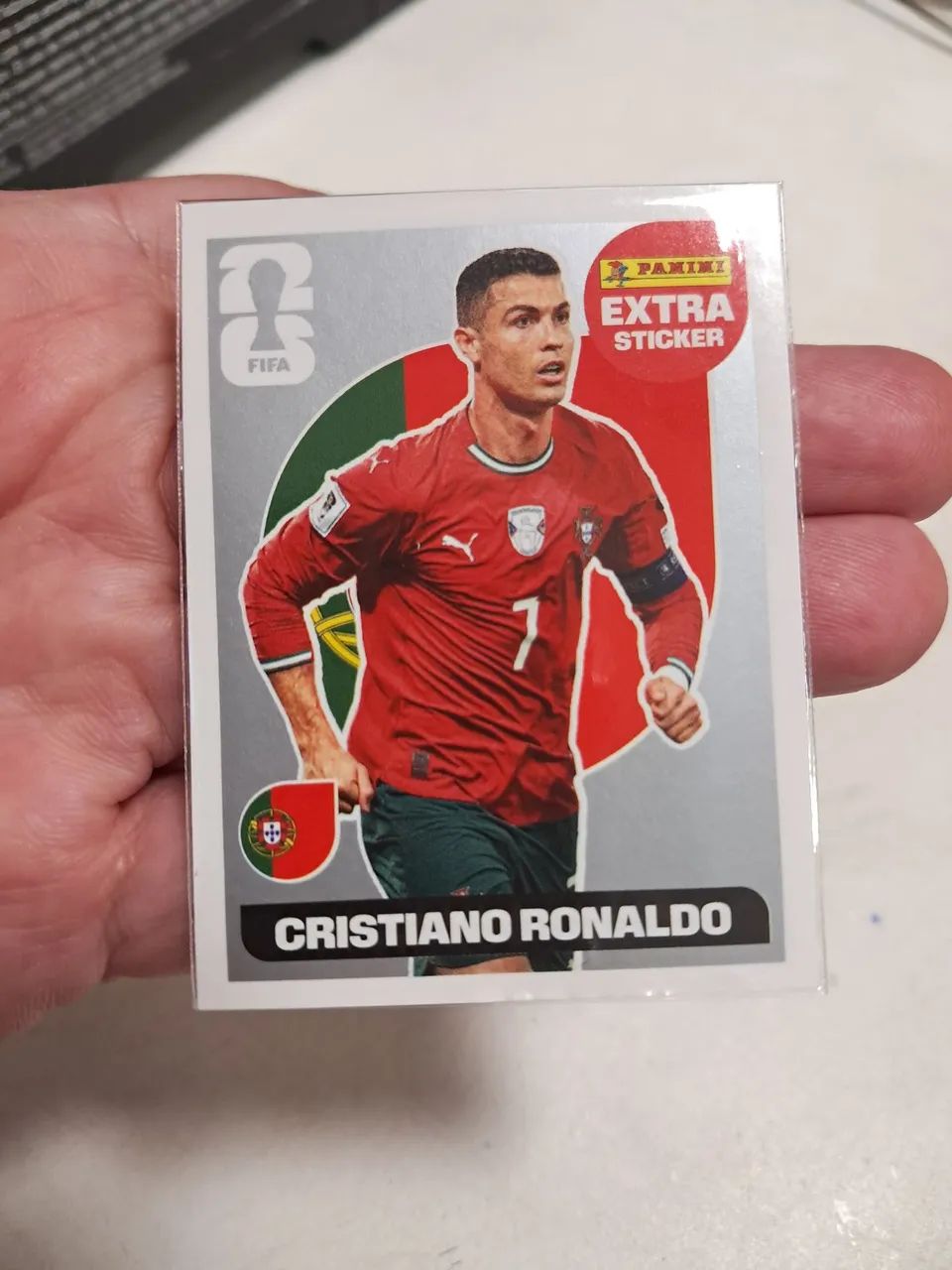 Figurinha legend prata 2026 Cristiano Ronaldo
