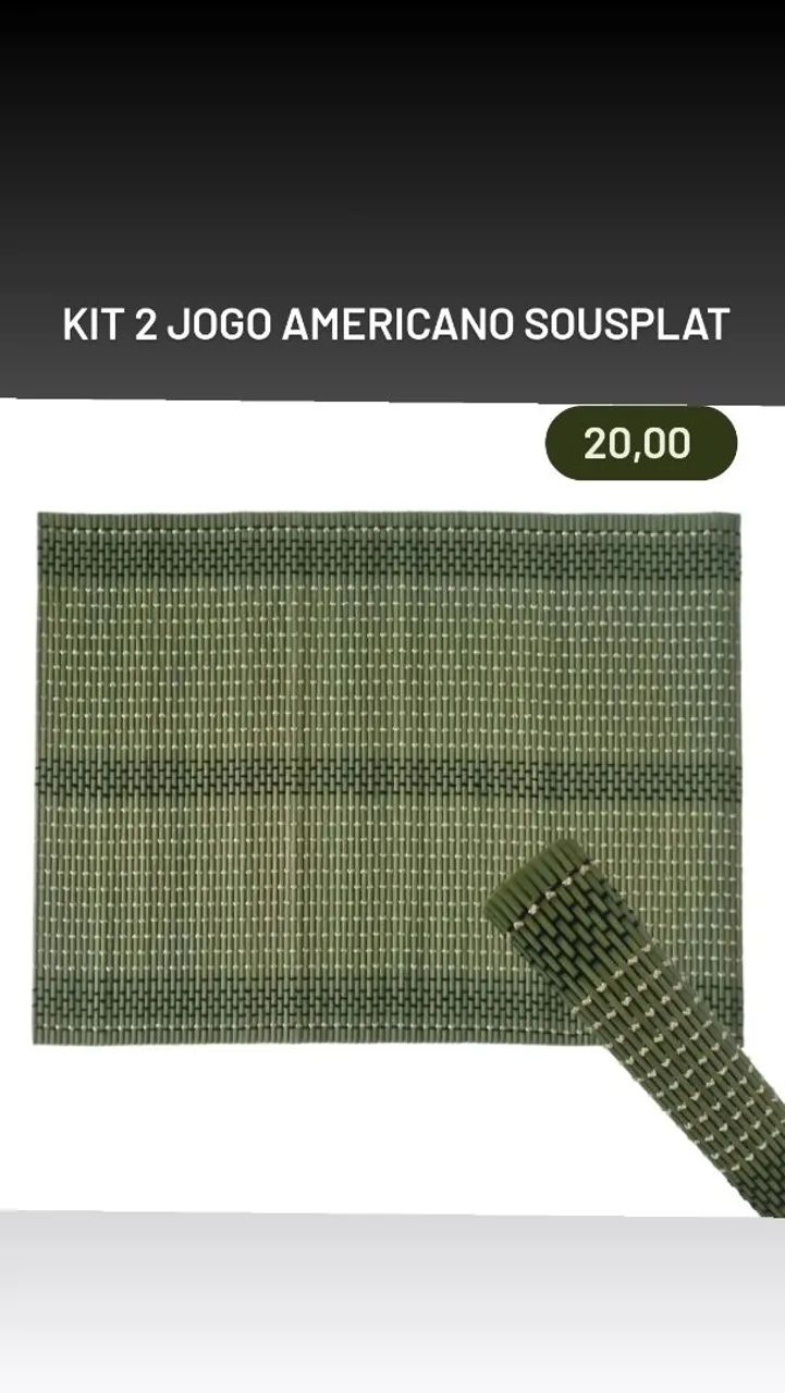 KIT 2 JOGO AMERICANO  - Foto 2