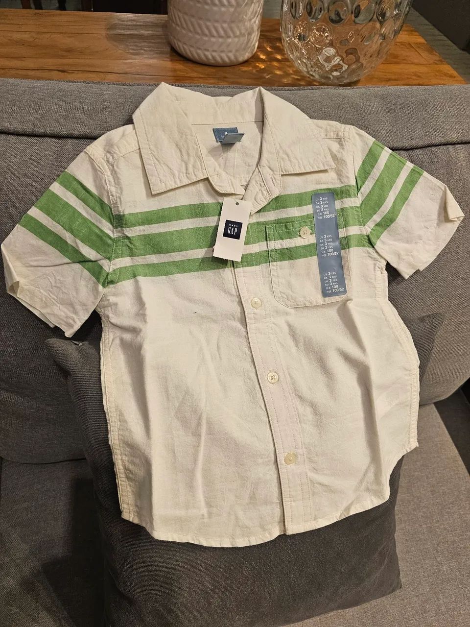 Camisa Jeans  infantil GAP - Foto 2