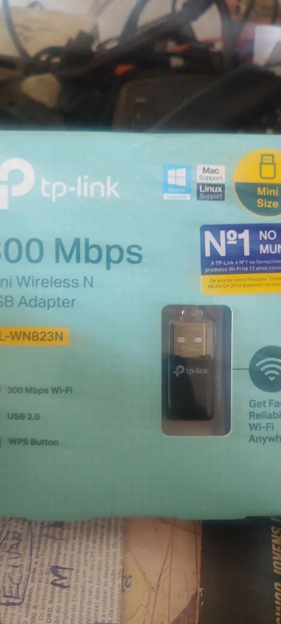 Tp-link 300 Mbps USB mini adaptar wifi - Foto 3