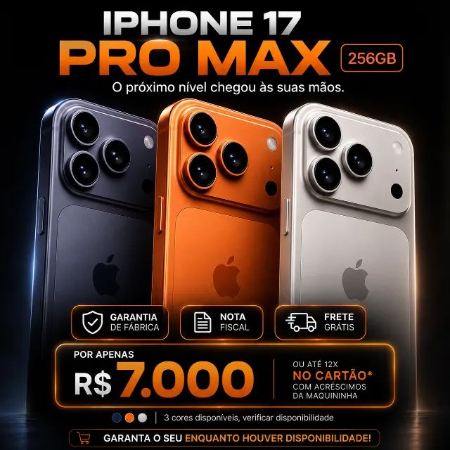 IPHONE 17 PRO MAX 256GB