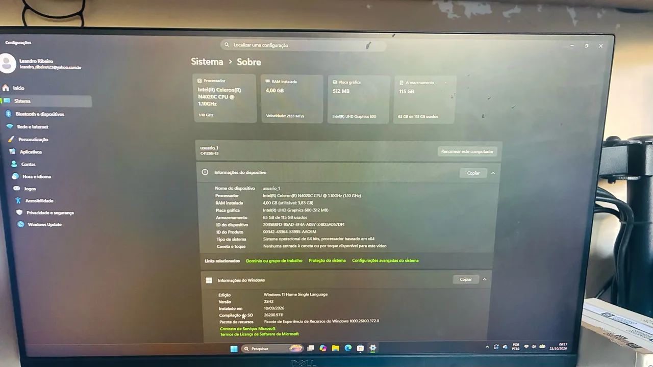 Notebook em perfeito estado  - Foto 2