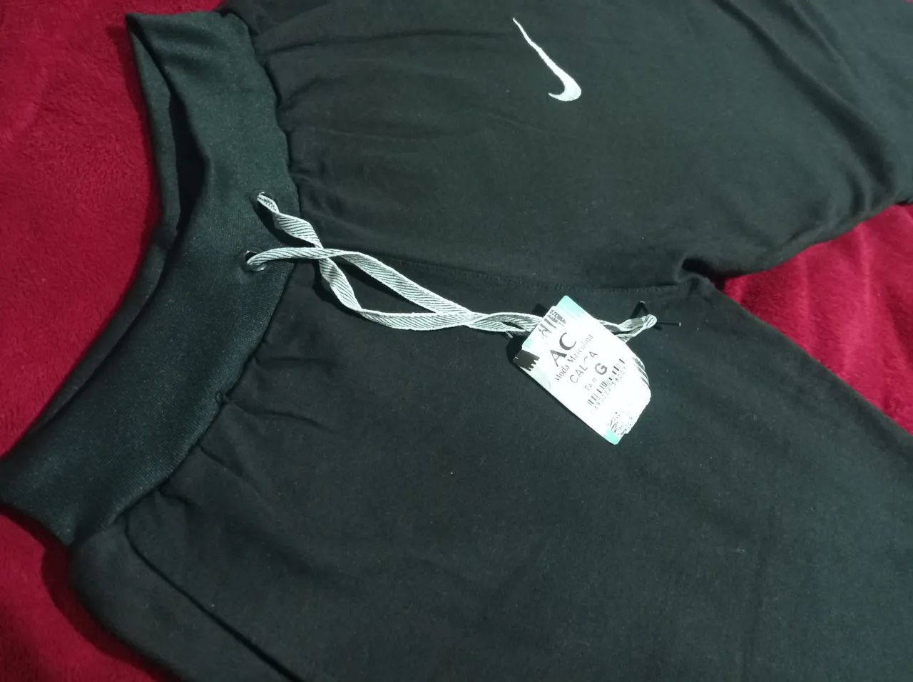 Calça masculina moleton 100% algodão  - Foto 4
