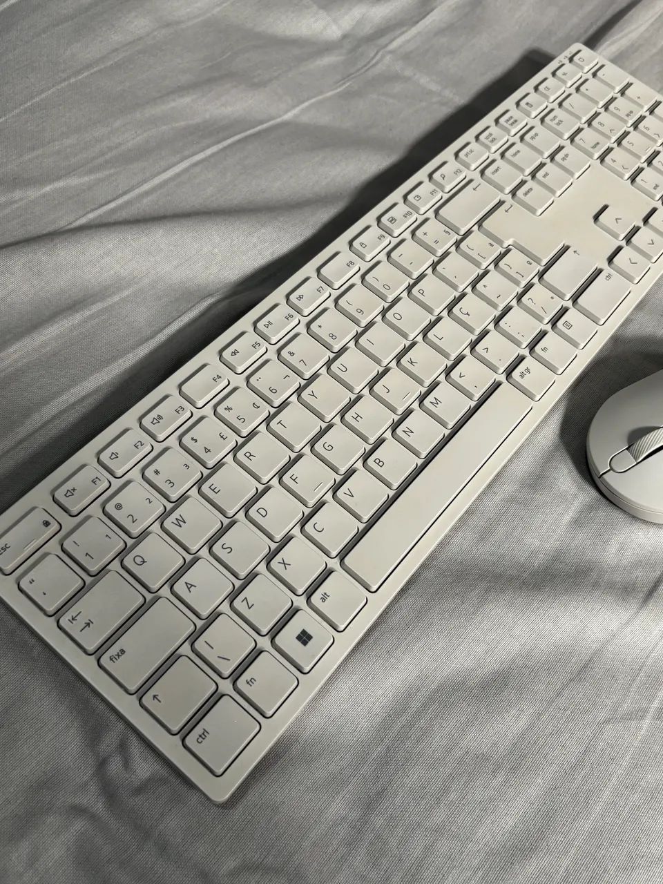Teclado e Mouse Dell pro Br branco  - Foto 3