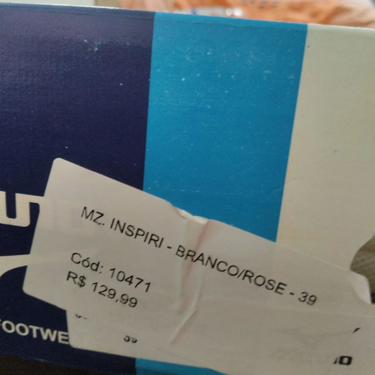 Tênis Mizuno, primeira linha ,NOVO, 39, Branco ,Apenas 75,00