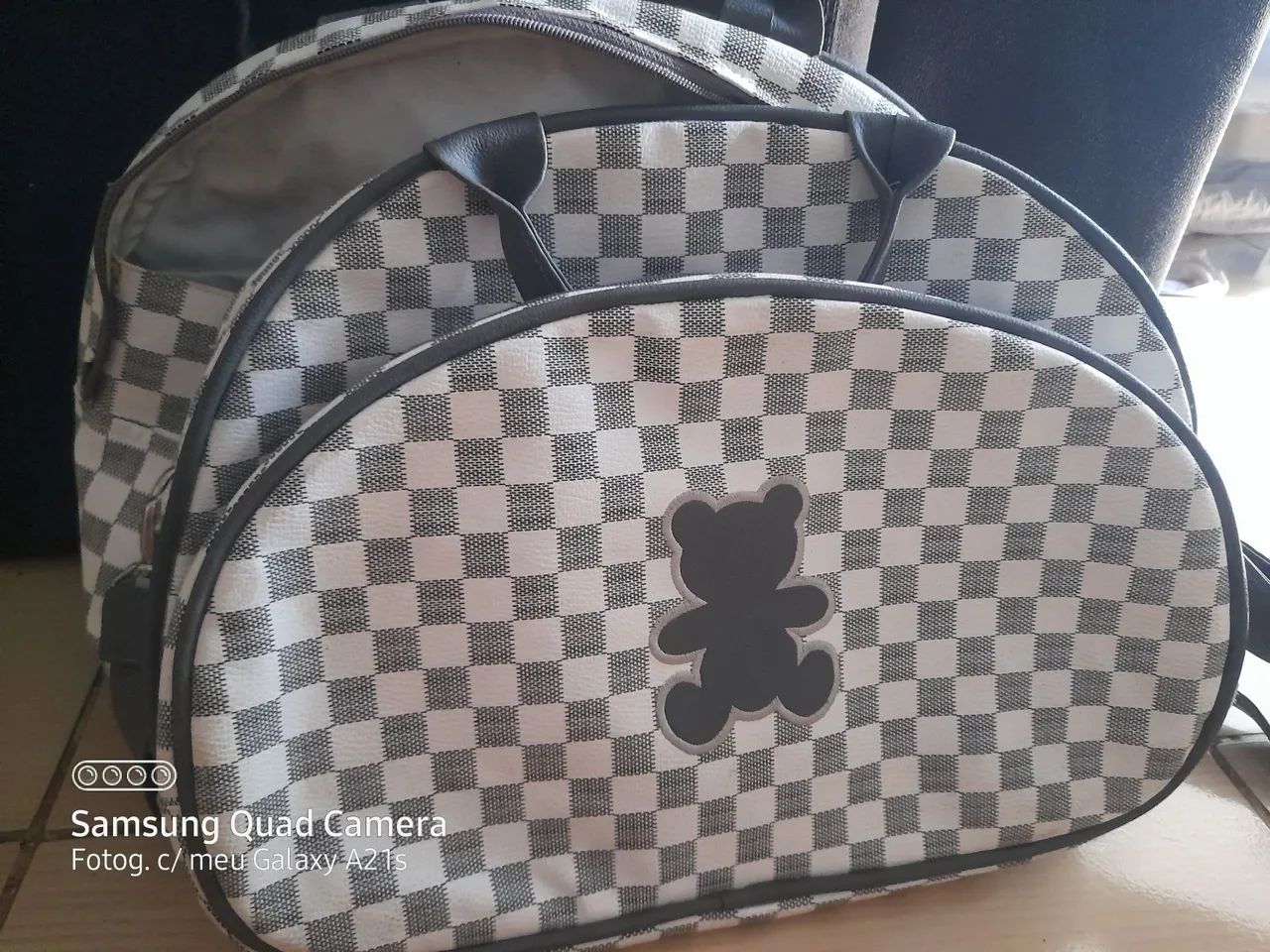 VENDE-SE BOLSA DE MATERNIDADE DO URSINHO - Foto 4