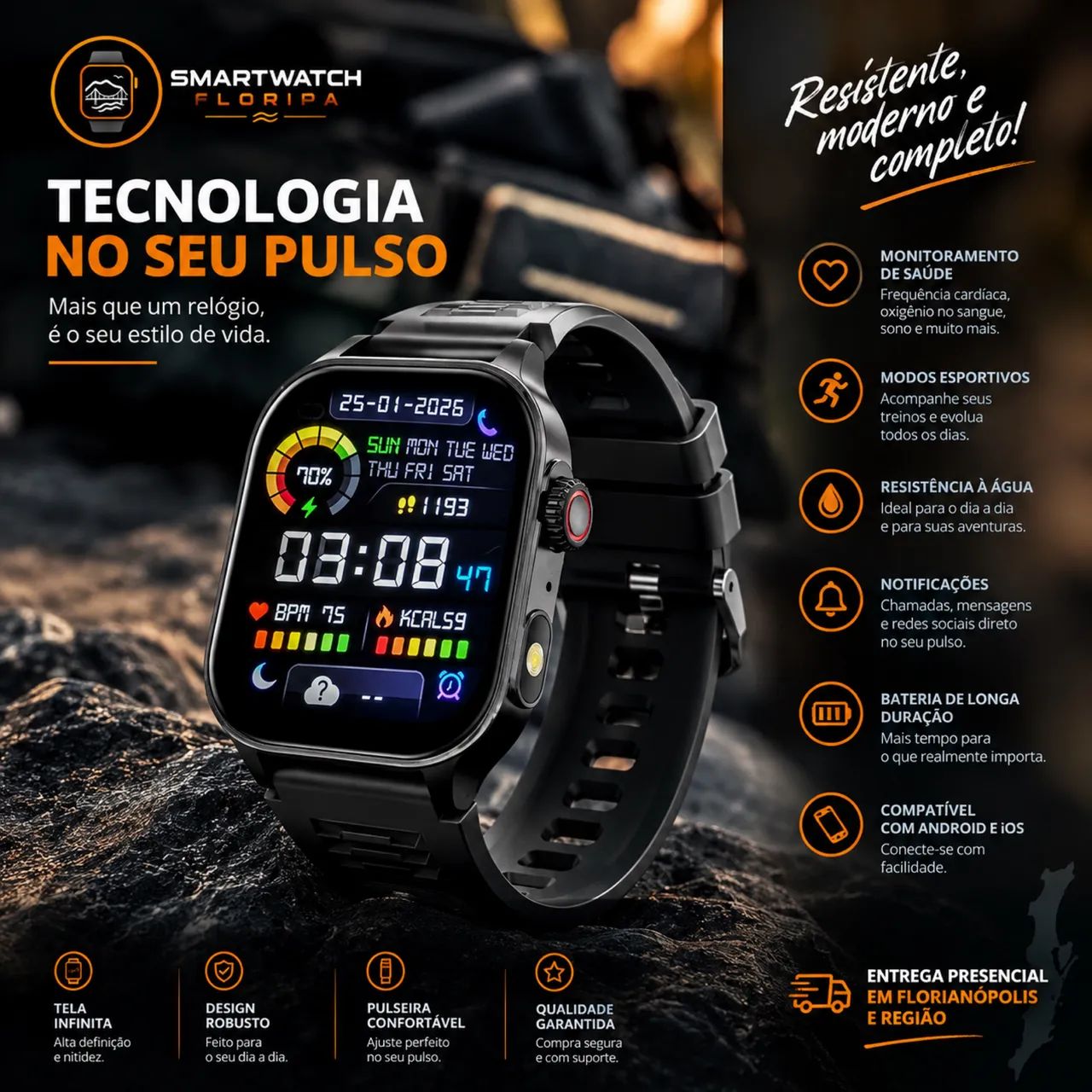 Smartwatch Inteligente - Foto 3