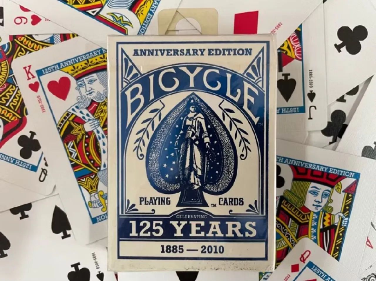 Baralho bicycle 125 years azul 