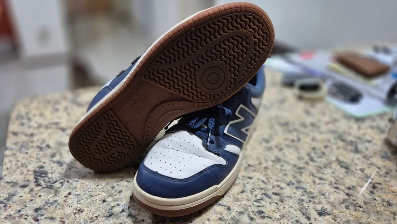 ORIGINAL Tênis New Balance 480 Low Azul - Foto 4
