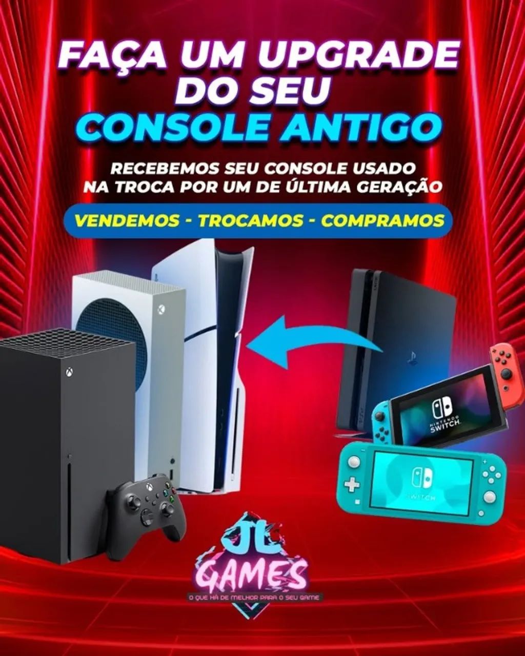 PS5 Slim com leitor 1TB. Recebo seu console na troca. - Foto 3