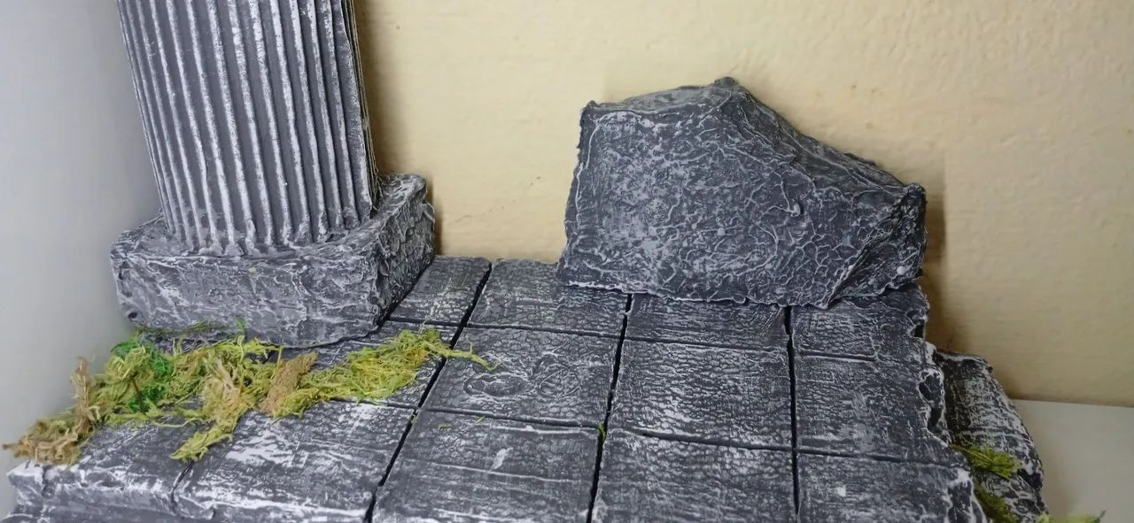 Diorama e cenario 1:12  cavaleiro do Zodíaco  - Foto 4