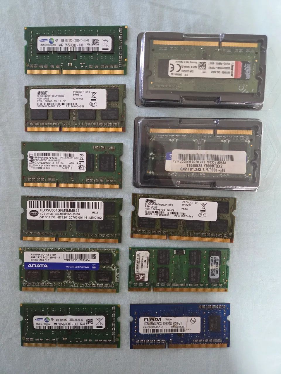 KIT MEMÓRIAS USADAS