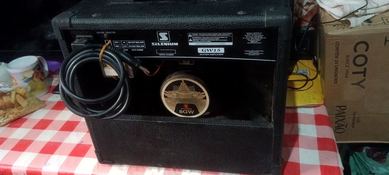 Amplificador cubo Wars Music falante Selenium de 8 polegadas  - Foto 3
