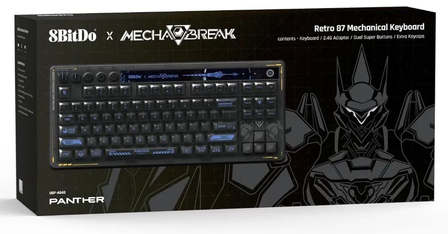 teclado 8bitdo mecha break