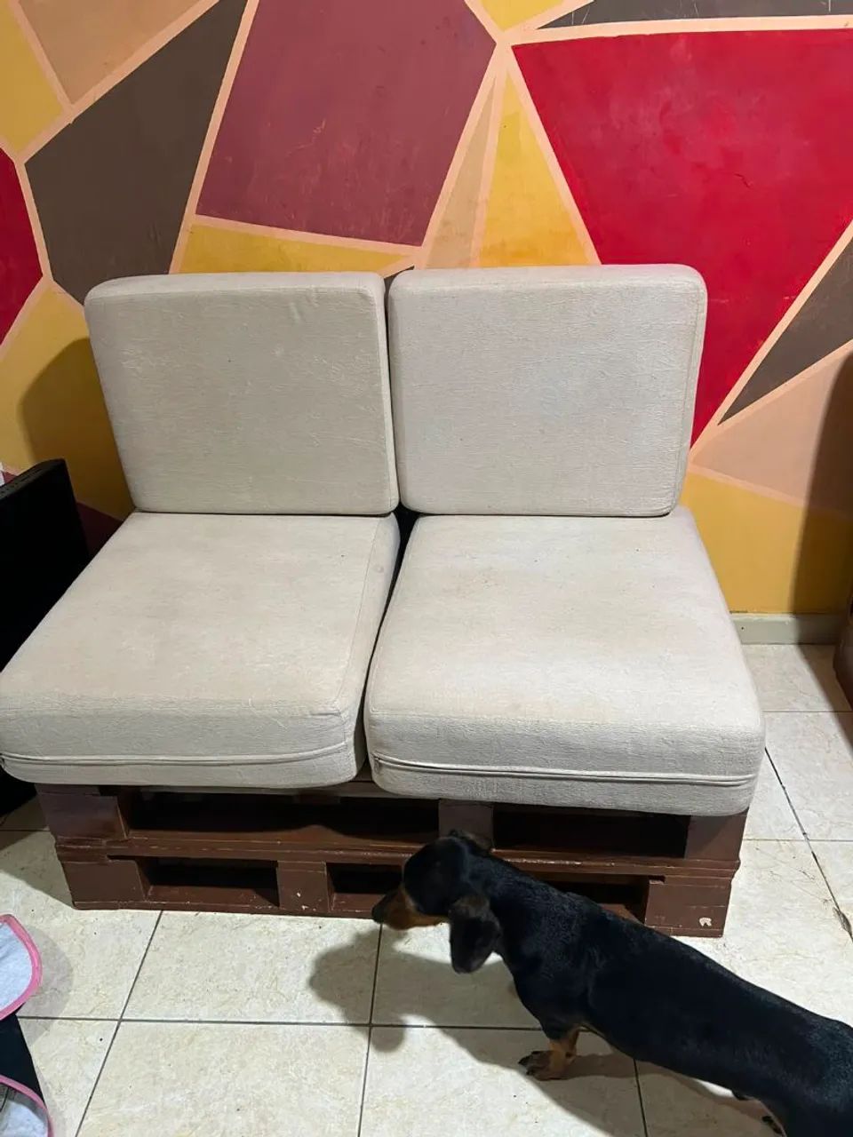 Sofá chase palete - Foto 2