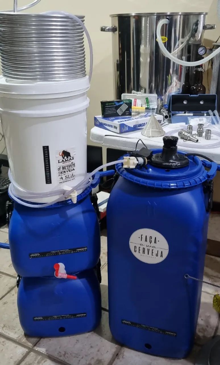 KIT COMPLETO DE CERVEJARIA CASEIRA - QUASE NOVO! - Foto 2