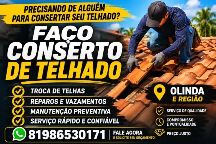 Conserto de Telhado | Goteiras e Vazamentos
