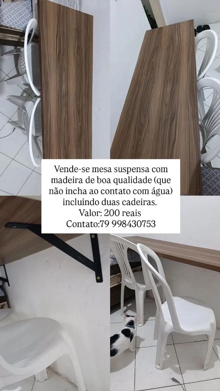 Mesa/escrivaninha suspensa 