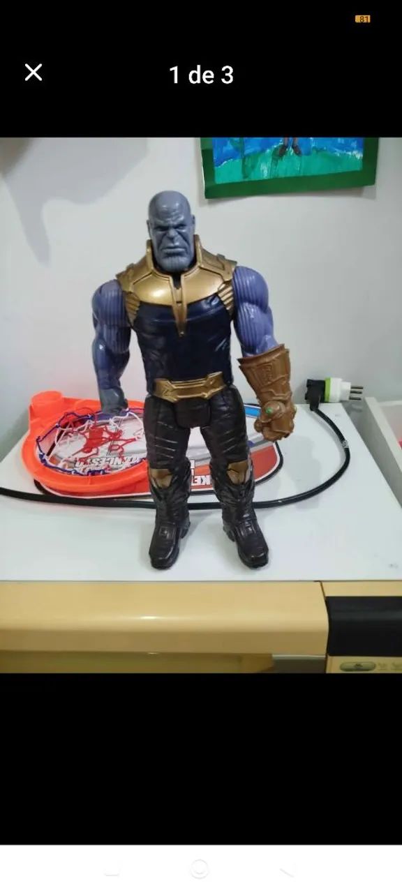 Boneco Thanos fala frases - Foto 2
