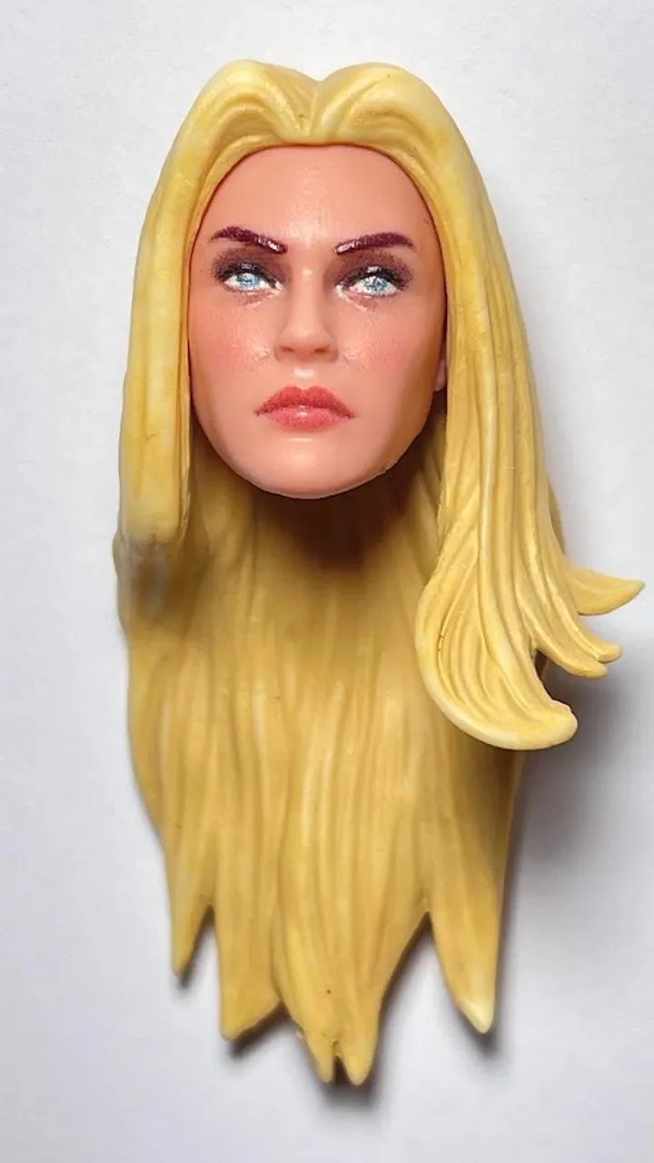 Marvel Legends - cabeça loira original - ideal p/ boneco marvel legends / G.I.joe - Foto 3