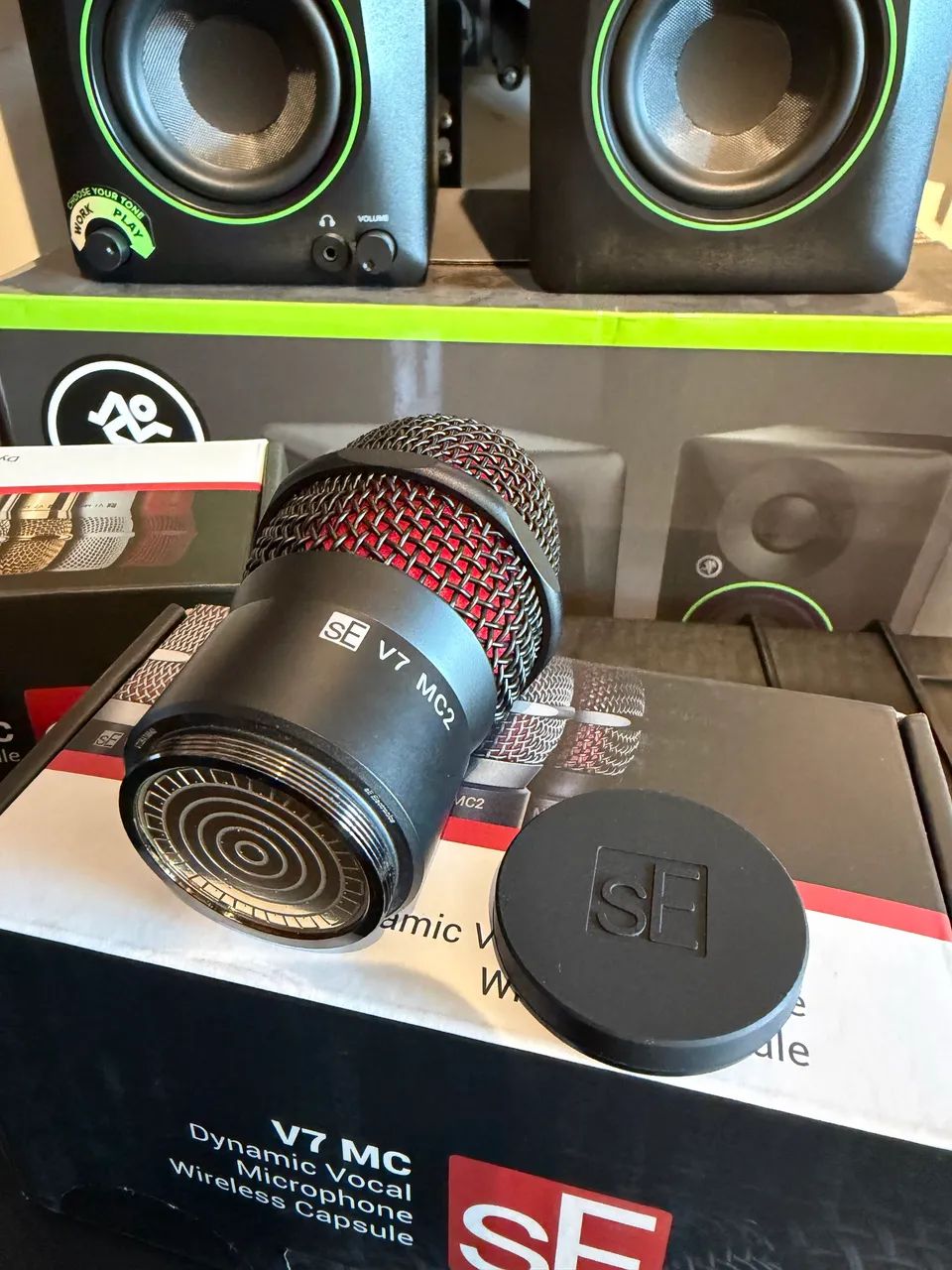 Cápsula Microfone sE Electronics V7 MC2 Supercardioide Preto Vocal - Foto 4