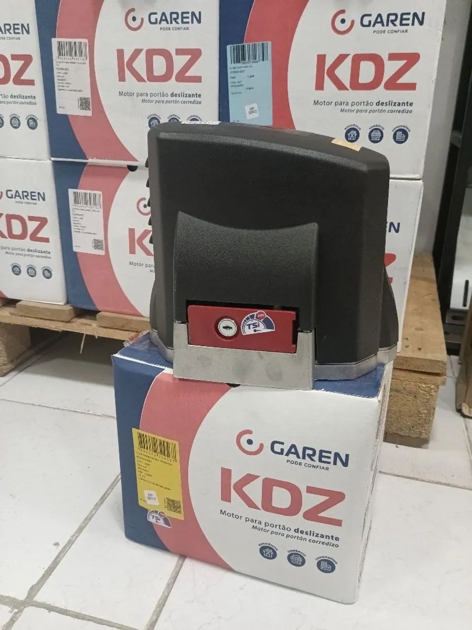 MOTOR PARA PORTÃO GAREN KDZ SEMI INDUSTRIAL TSI PRO  4 SEGUNDOS COM INSTALAÇÃO JÁ INCLUSA  - Foto 6