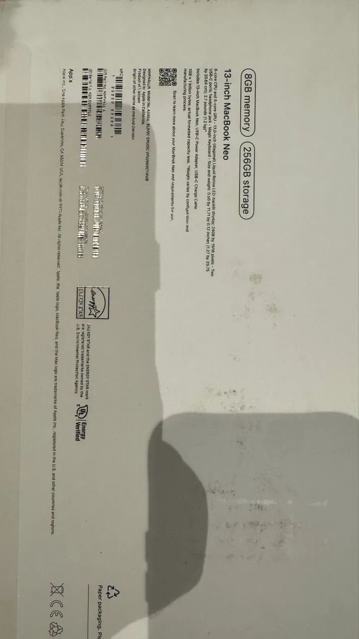 MacBook neo 8/256 blush ZERO com nota e garantia - Foto 5
