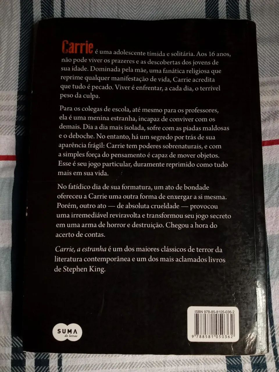 Livro - Carrie; O leitor - Foto 4