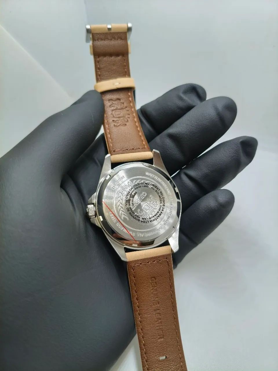 Orient Automático GMT Safira NOVO SEM USO - Foto 2
