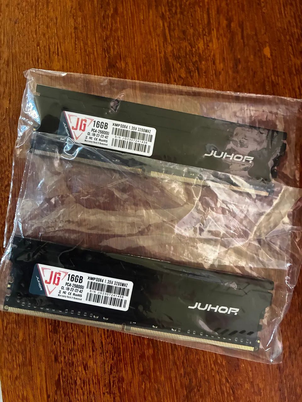 Memória RAM JUHOR 2×16 GB DDR4 3200 MHz