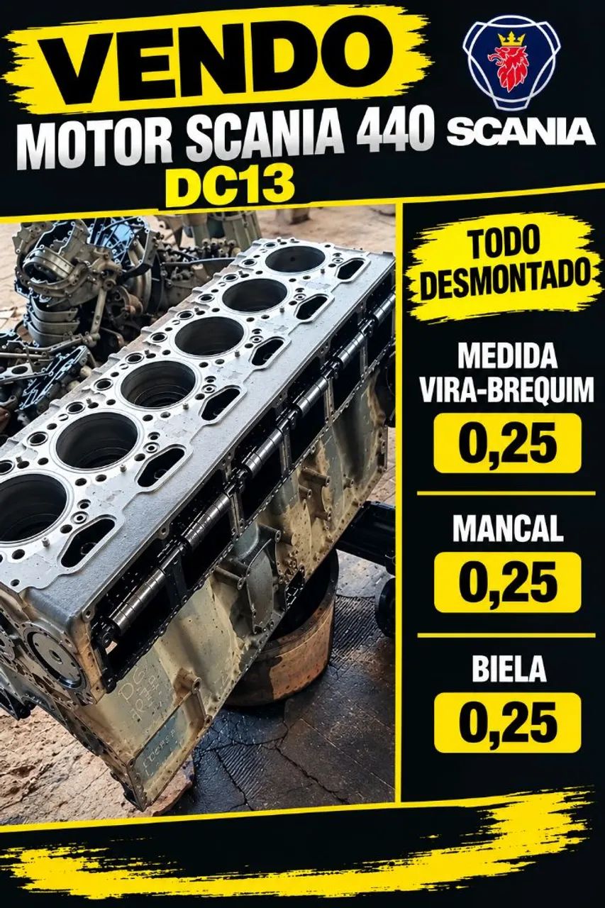 MOTOR SCANIA 440 DC13