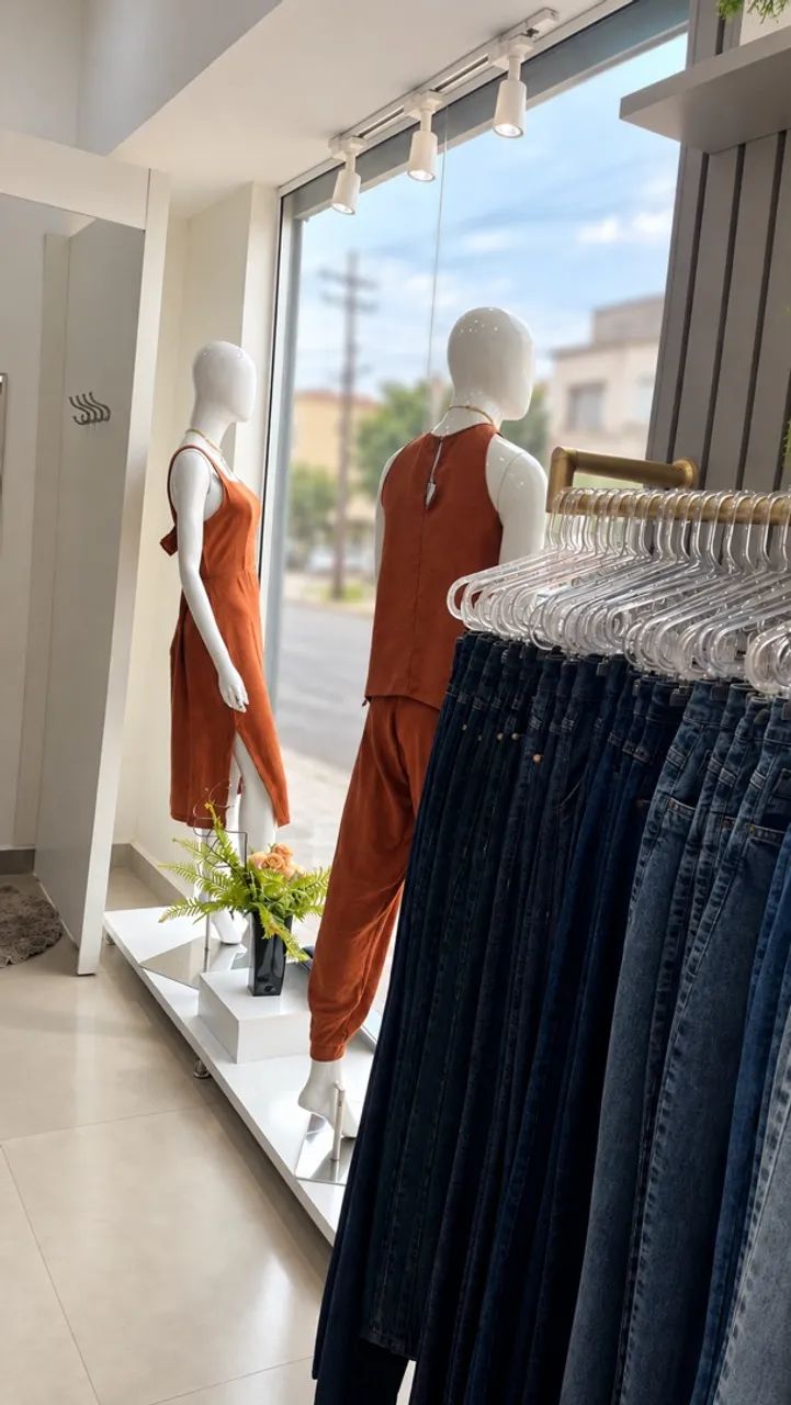 Loja de Moda Feminina Montada à Venda no Centro da Cidade