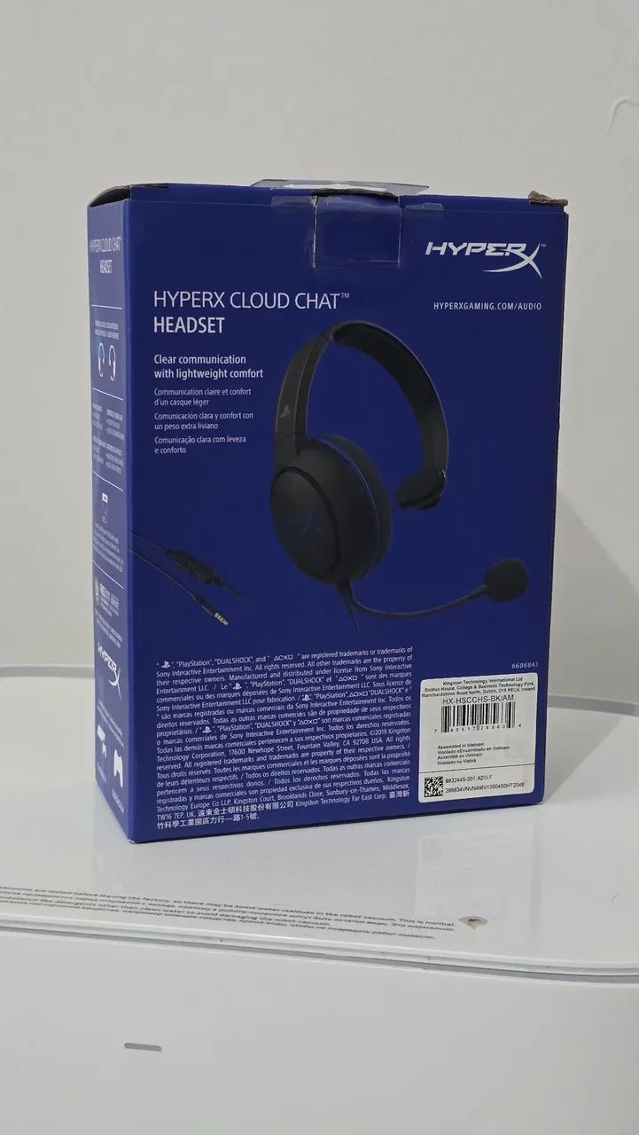 Headset HyperX Cloud Chat Original Novo Lacrado - PS4 e PS5 - Foto 4