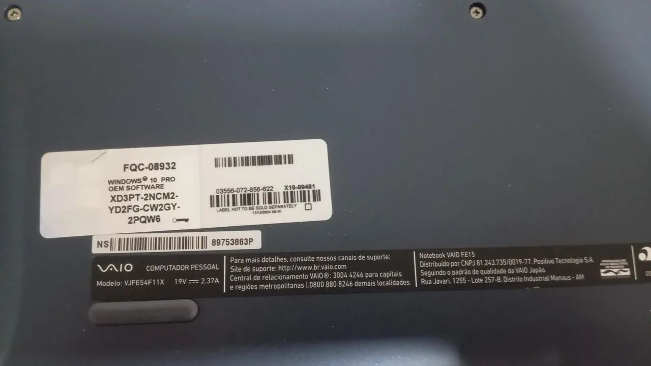 Notebook Vaio i3 12? - Foto 4
