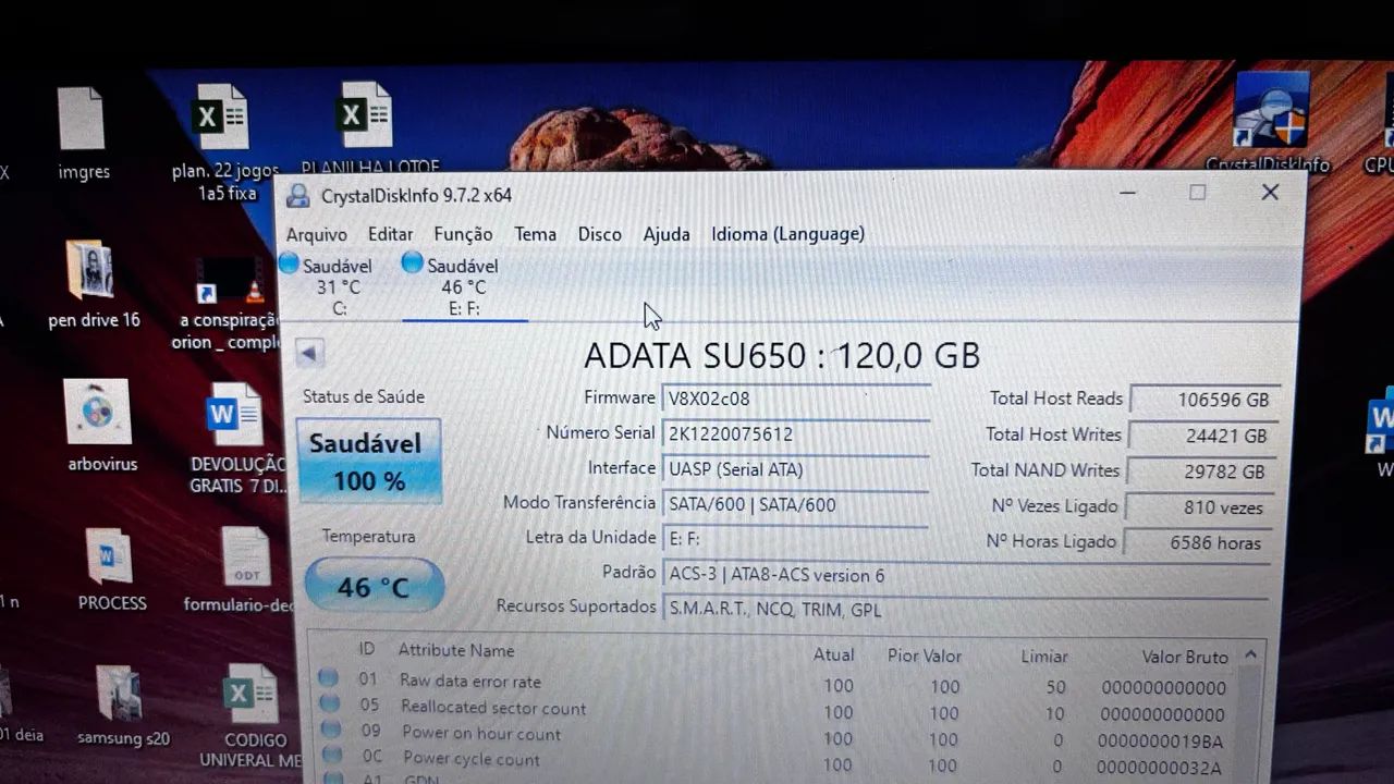 Ssd 120 gb com Windows 10 e office 2024 100%  - Foto 2