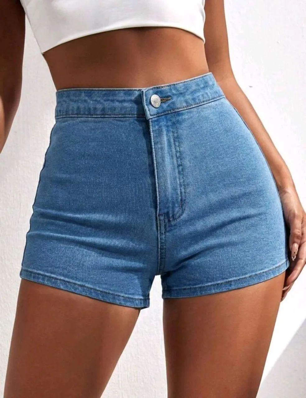 Short jeans de laycra  - Foto 2