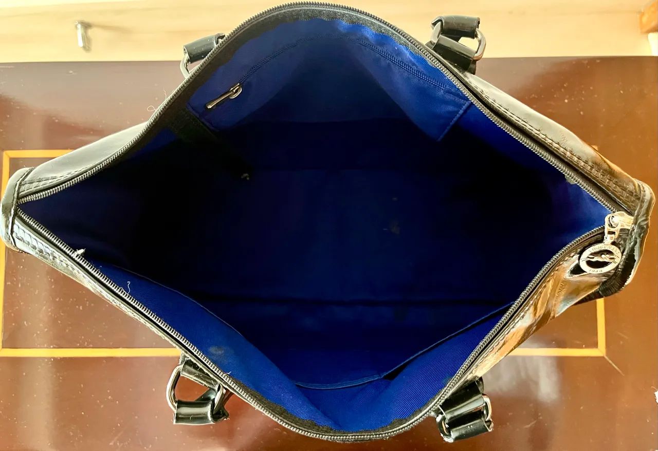 Bolsa Longchamp Preto Vinil Como Nova - Foto 5