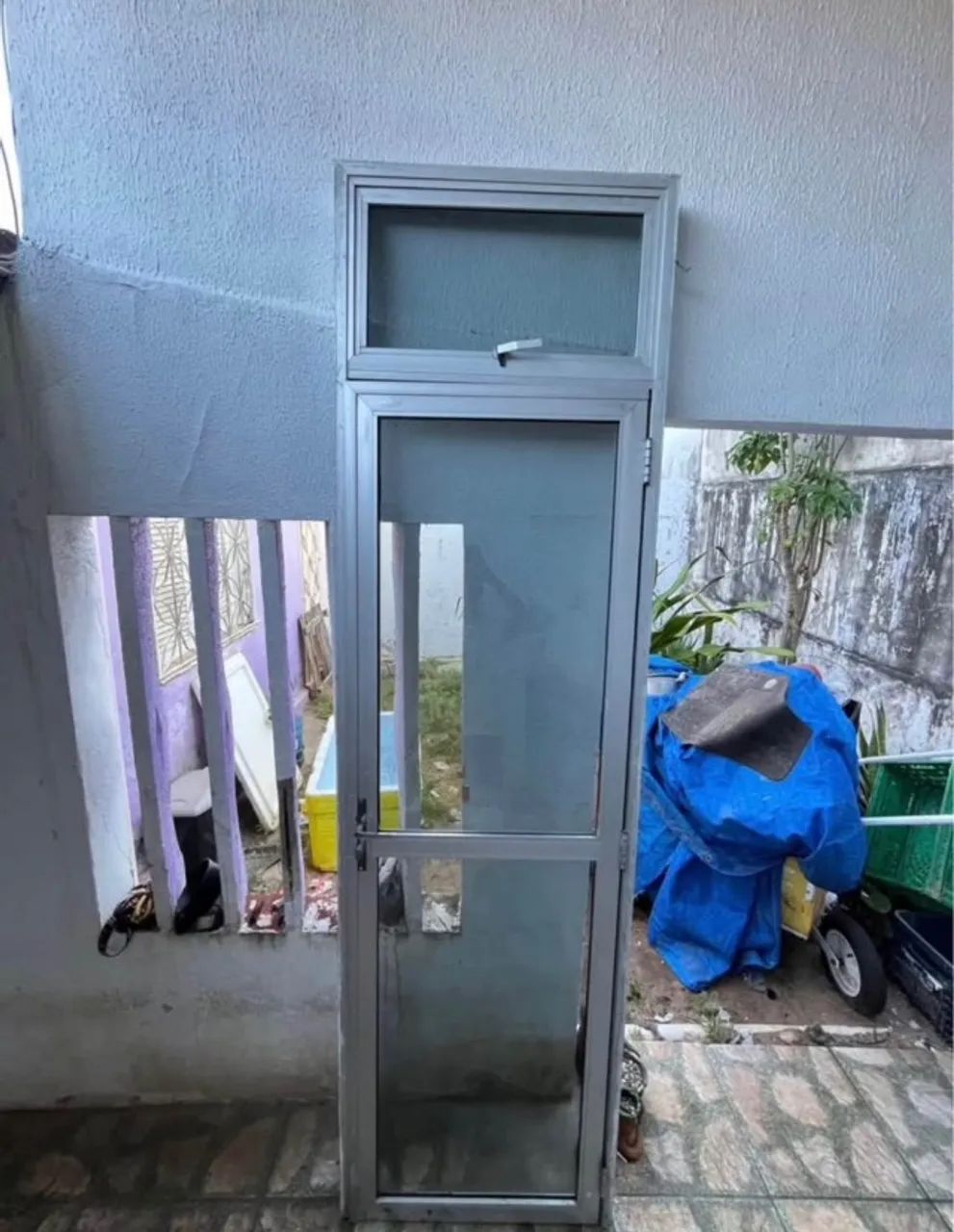 Porta alumínio com vidro - Foto 4