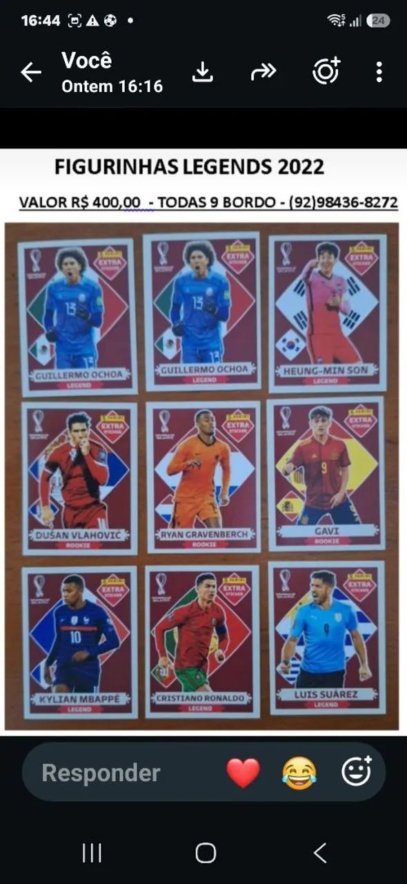 FIGURINHAS LEGENDS - Foto 2