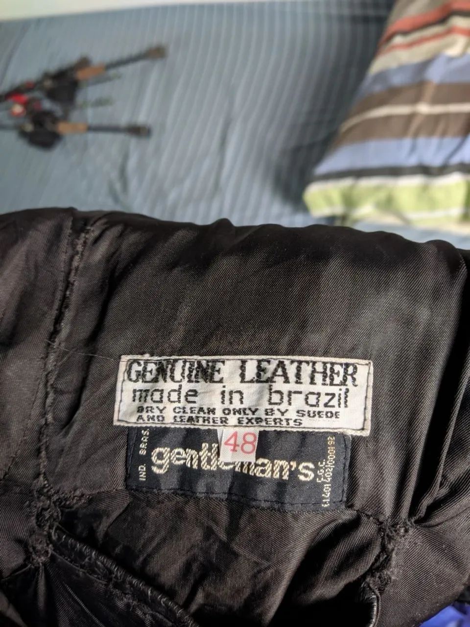 Jaqueta de couro legítimo gentleman's - Foto 2