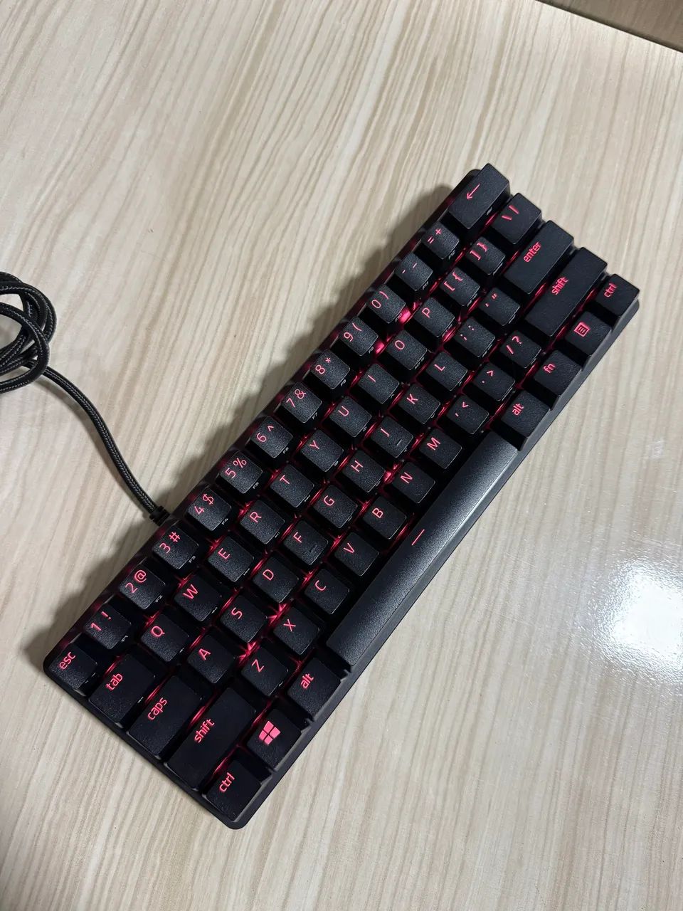 Teclado Razer Huntsman Mini - Switch Vermelho - Foto 4