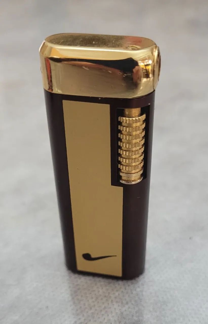 Isqueiro a gás Vintage, para cachimbos, marca: Marumam.
