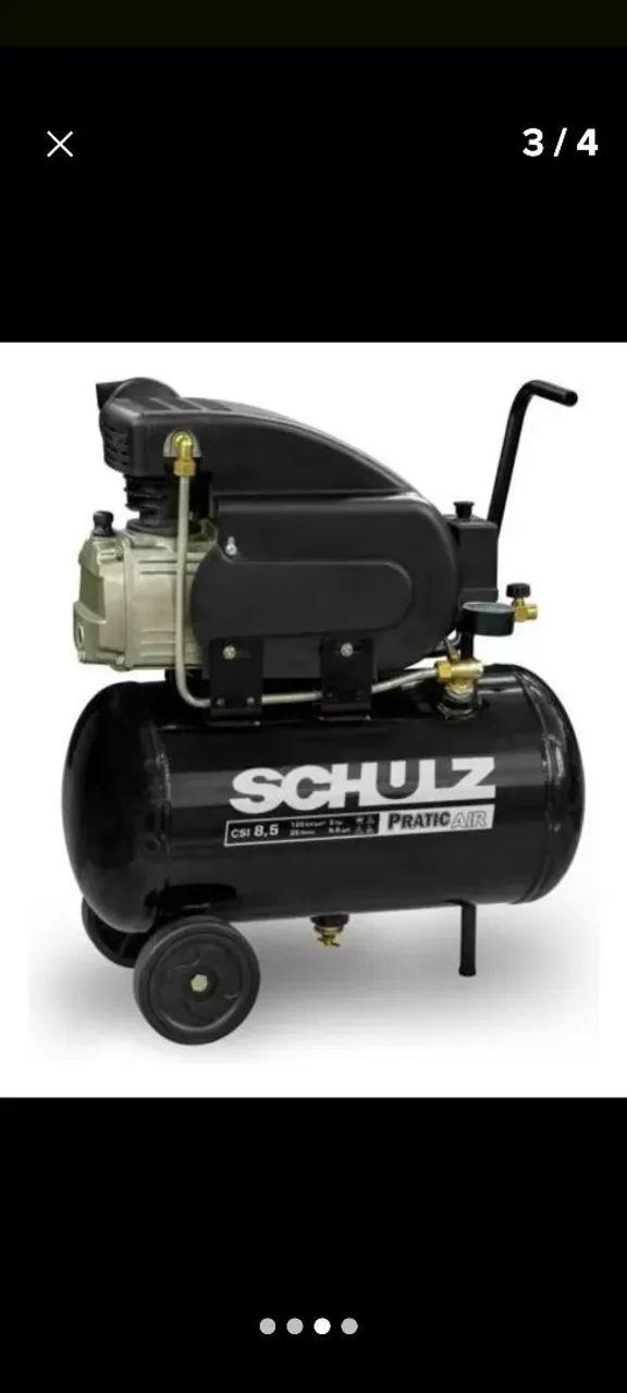 Compressor de ar Schulz e acessórios 
