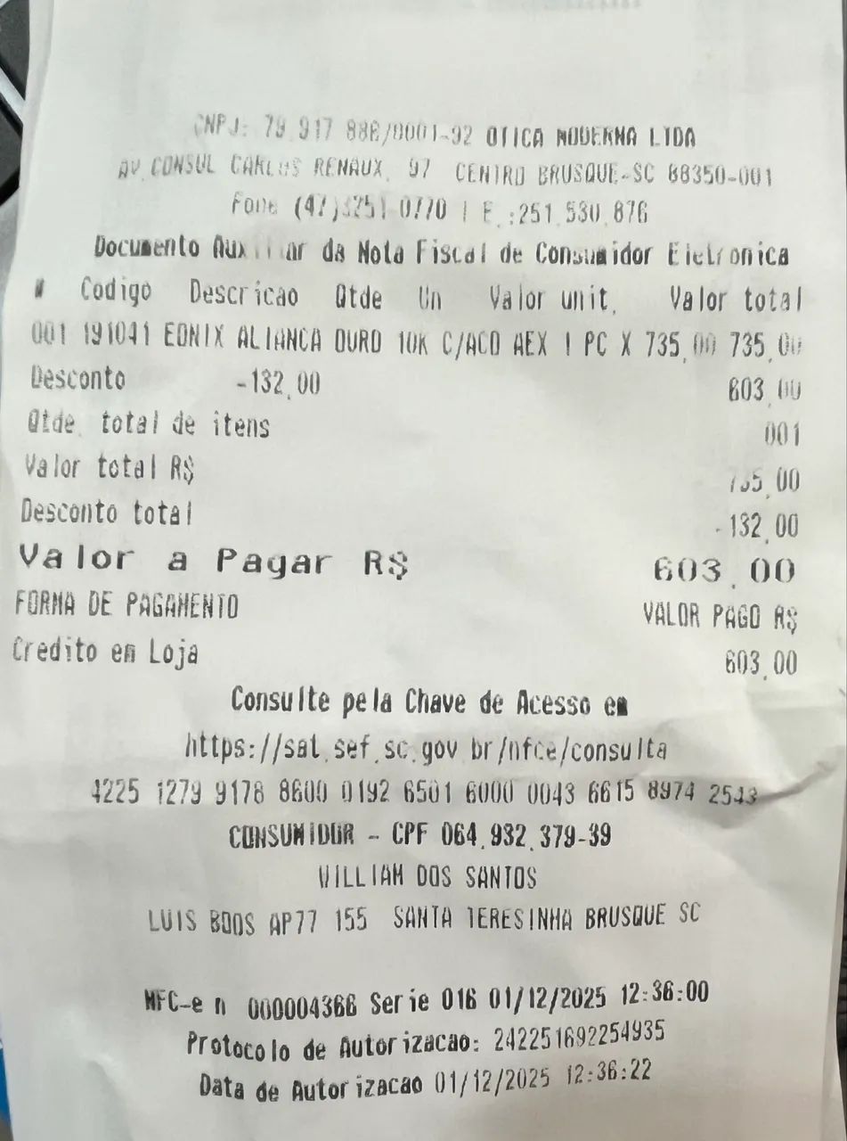 Aliança 18k - Foto 3