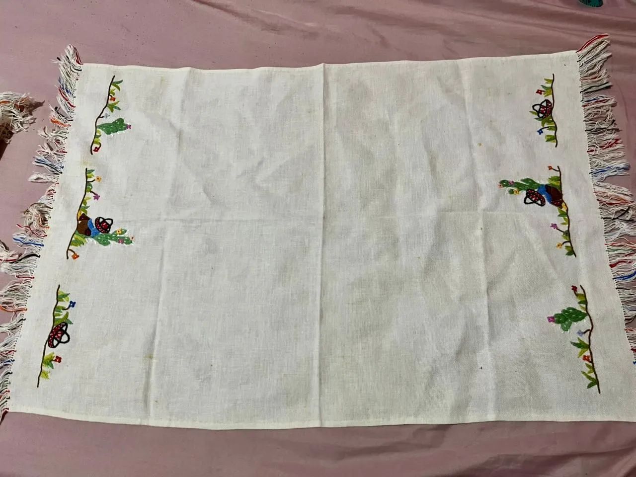 Kit 4 toalhas decoradas a mão  - Foto 3