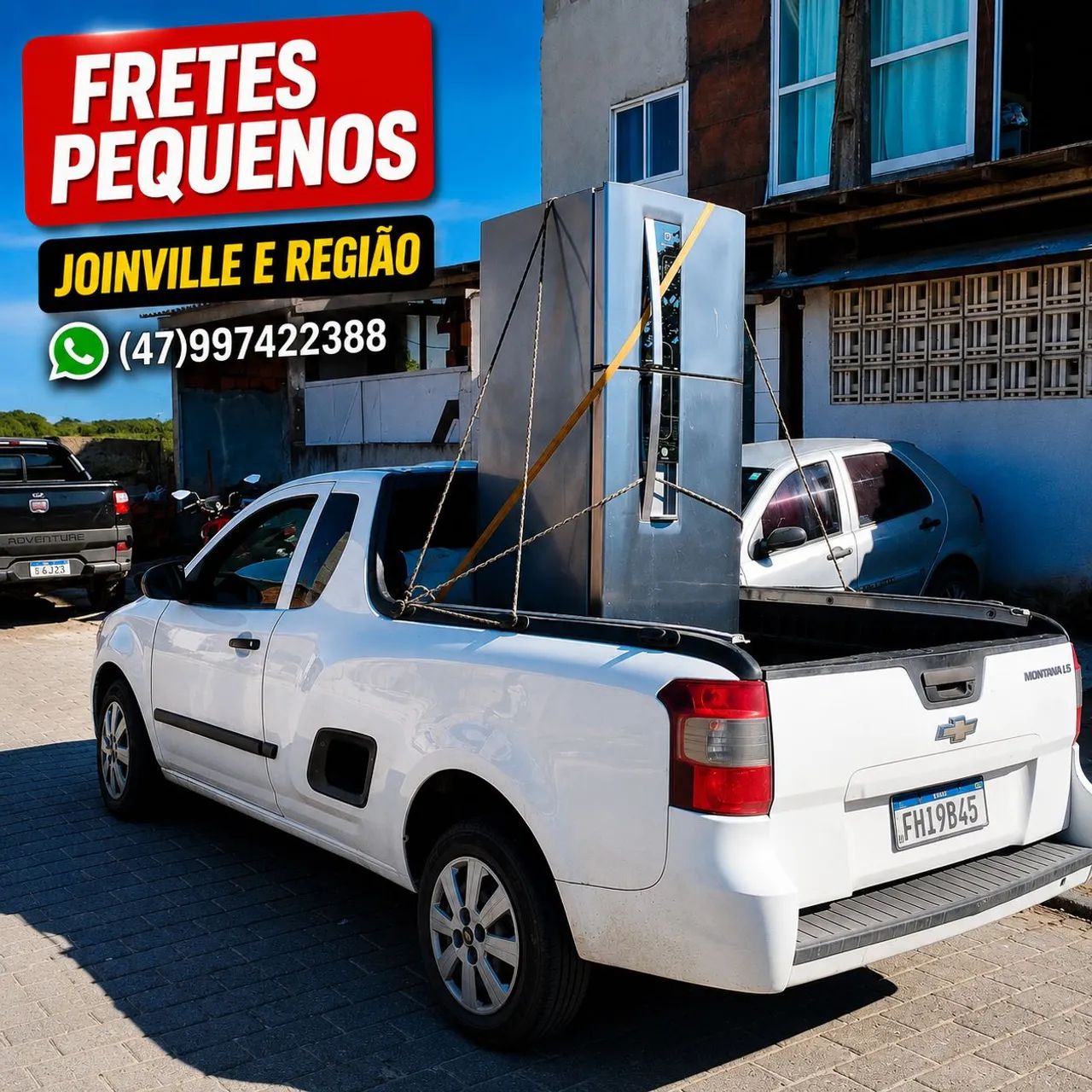 PEQUENOS fretes Joinville e região  - Foto 2