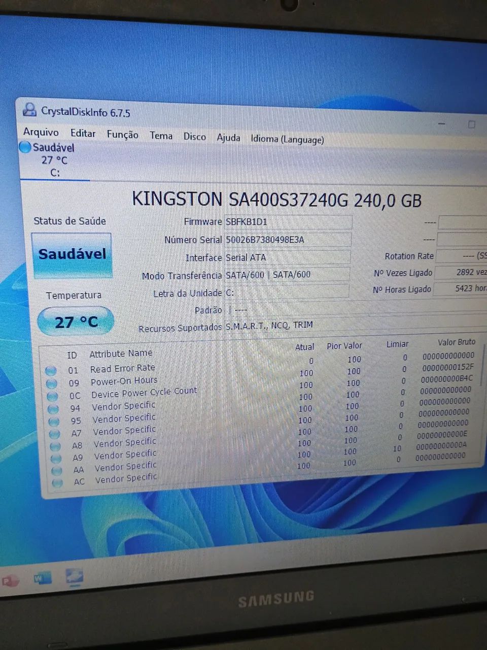 Notebook Samsung Essentials  **A OPÇÃO 6 X SEM JUROS NÃO E VALIDA** E DO OLX, NÃO E MINHA. - Foto 4
